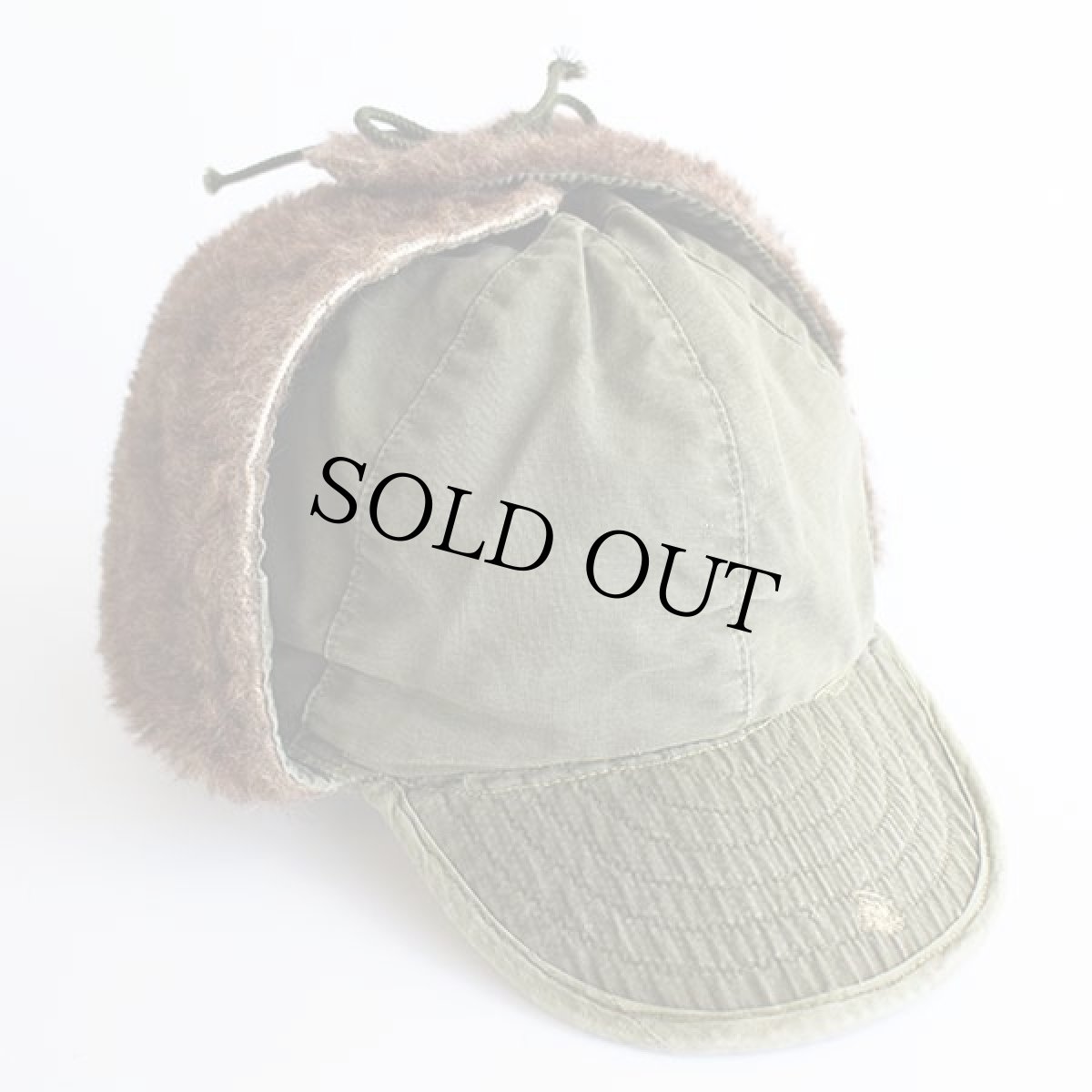 画像2: 50s 米軍 U.S.ARMY M-51 アルパカ パイルキャップ オリーブドラブ★M-Q1 (2)