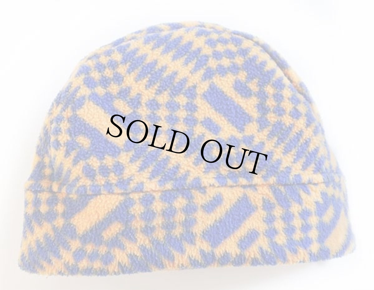 画像2: 90s USA製 patagoniaパタゴニア 総柄 フリースキャップ L (2)