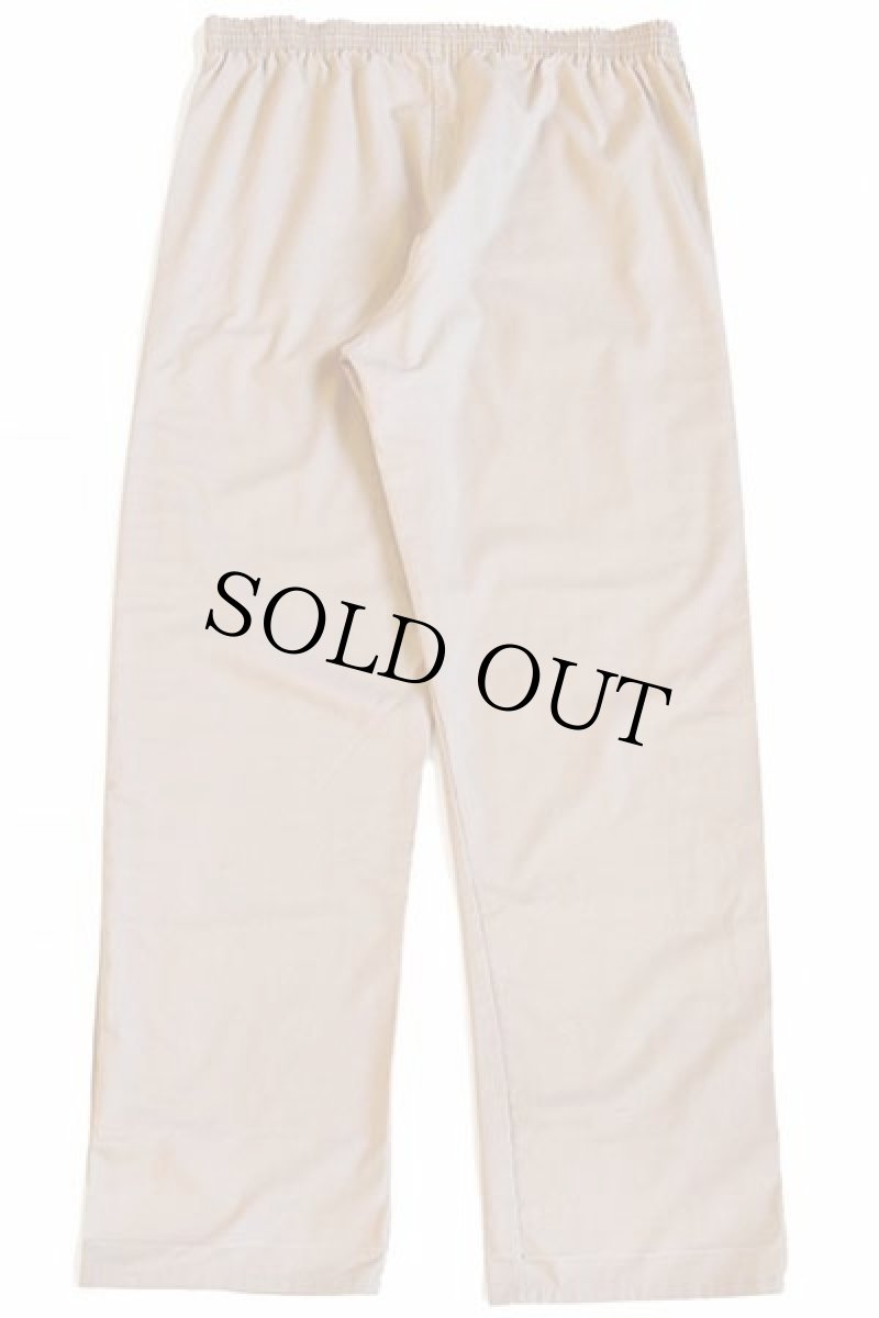 画像3: 80s USA製 adidasアディダス トラックパンツ ベージュ×紺 L★ジャージ (3)