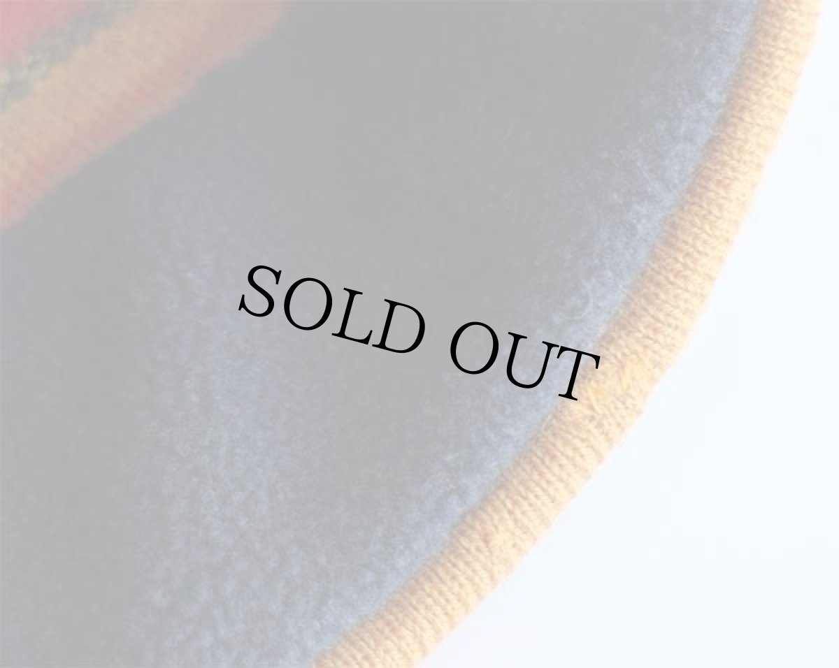 画像6: 00s フランス製 patagoniaパタゴニア ネイティブ柄 ビーニー ウール ニットキャップ L (6)