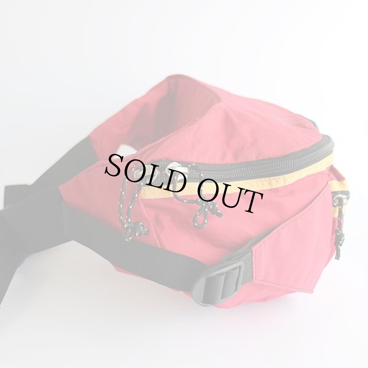 画像2: 00s USA製 patagoniaパタゴニア ランバーコンプレッションパック ナイロン ウエストバッグ 赤×黄 (2)