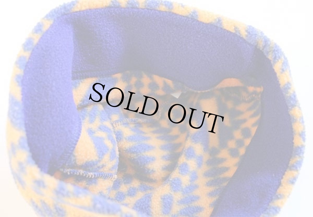 画像4: 90s USA製 patagoniaパタゴニア 総柄 フリースキャップ L (4)