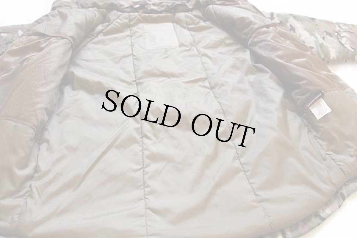 画像5: 00s 米軍 WILD THINGSワイルドシングス ECWCS LEVEL7 マルチカム PRIMALOFTプリマロフト ハイロフトジャケット XS-R (5)