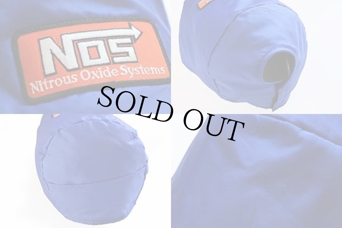 画像3: 90s NOS パッチ付き ニトロ ボンベカバー 青 (3)