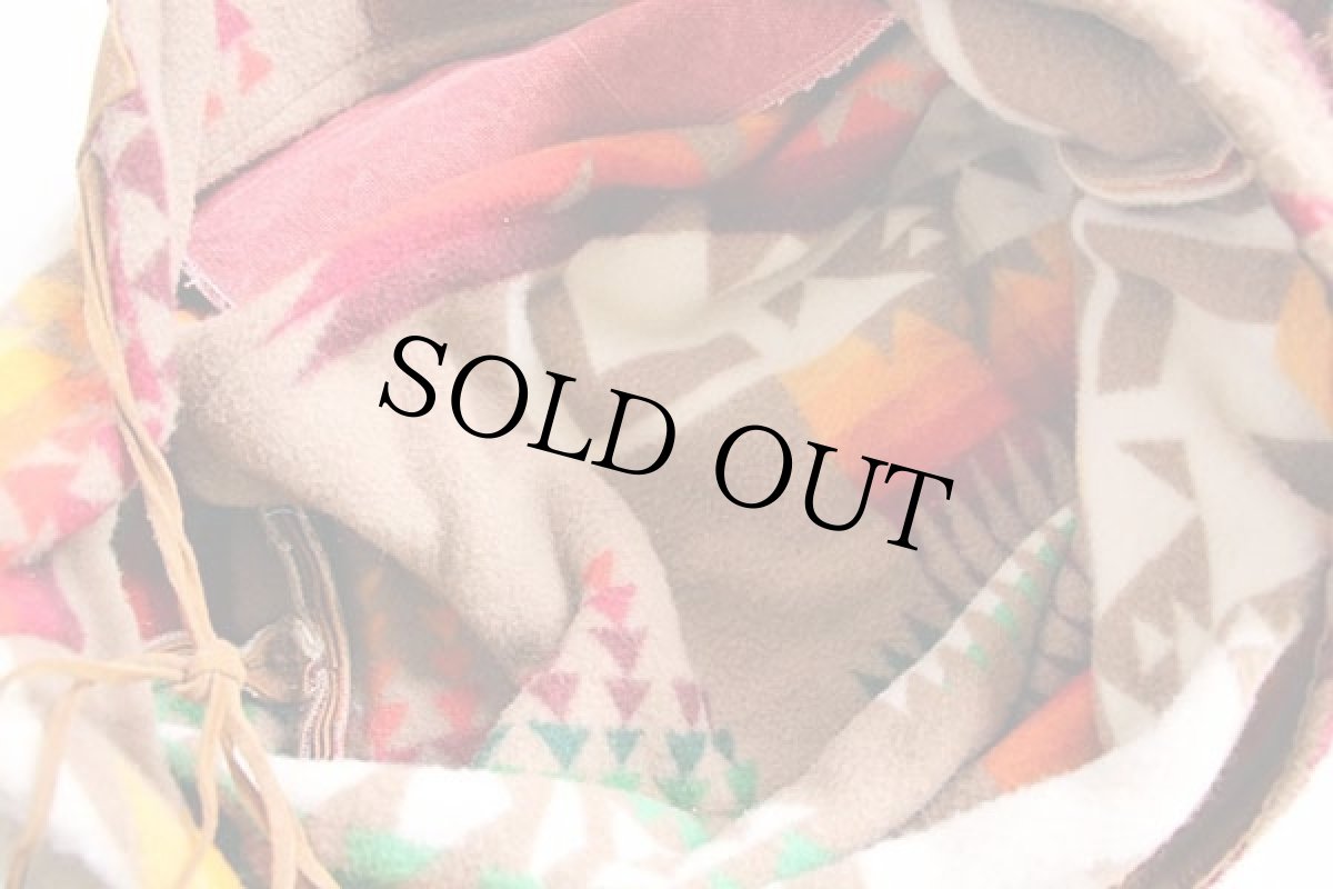 画像6: estellon ネイティブ柄 ウール ブランケット トートバッグ★チーフジョセフ (6)