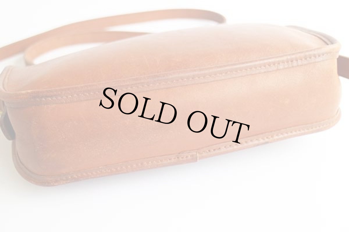 画像5: USA製 COACH オールド コーチ レザー ショルダーバッグ 茶★328 (5)