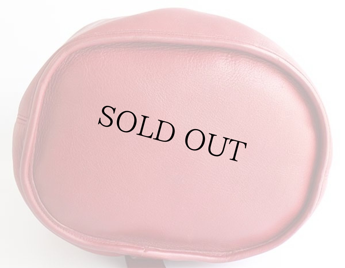 画像5: USA製 COACH オールド コーチ バケツ型 巾着 レザー ワンショルダーバッグ 赤★9929 (5)