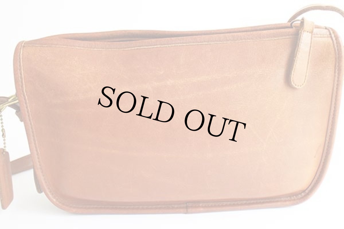 画像3: USA製 COACH オールド コーチ レザー ショルダーバッグ 茶★328 (3)