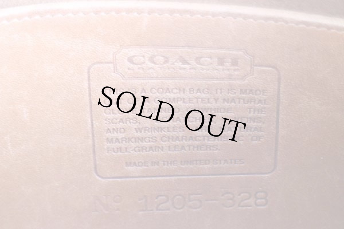 画像6: USA製 COACH オールド コーチ レザー ショルダーバッグ 茶★328 (6)
