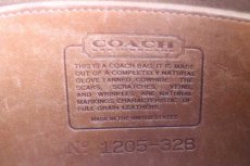 画像6: USA製 COACH オールド コーチ レザー ショルダーバッグ 茶★328 (6)