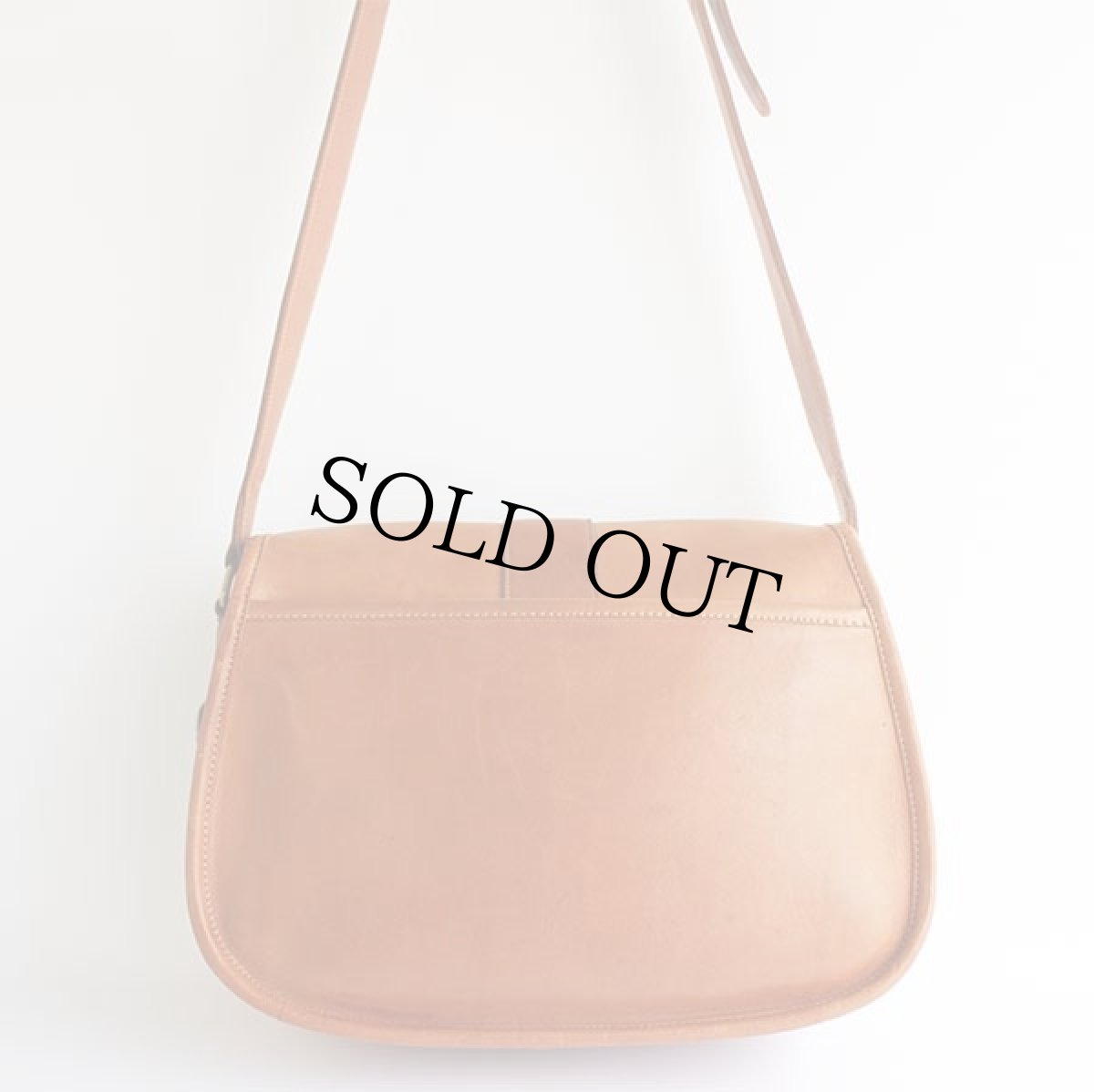 画像3: USA製 COACH オールド コーチ レザー ショルダーバッグ 茶★1073 (3)