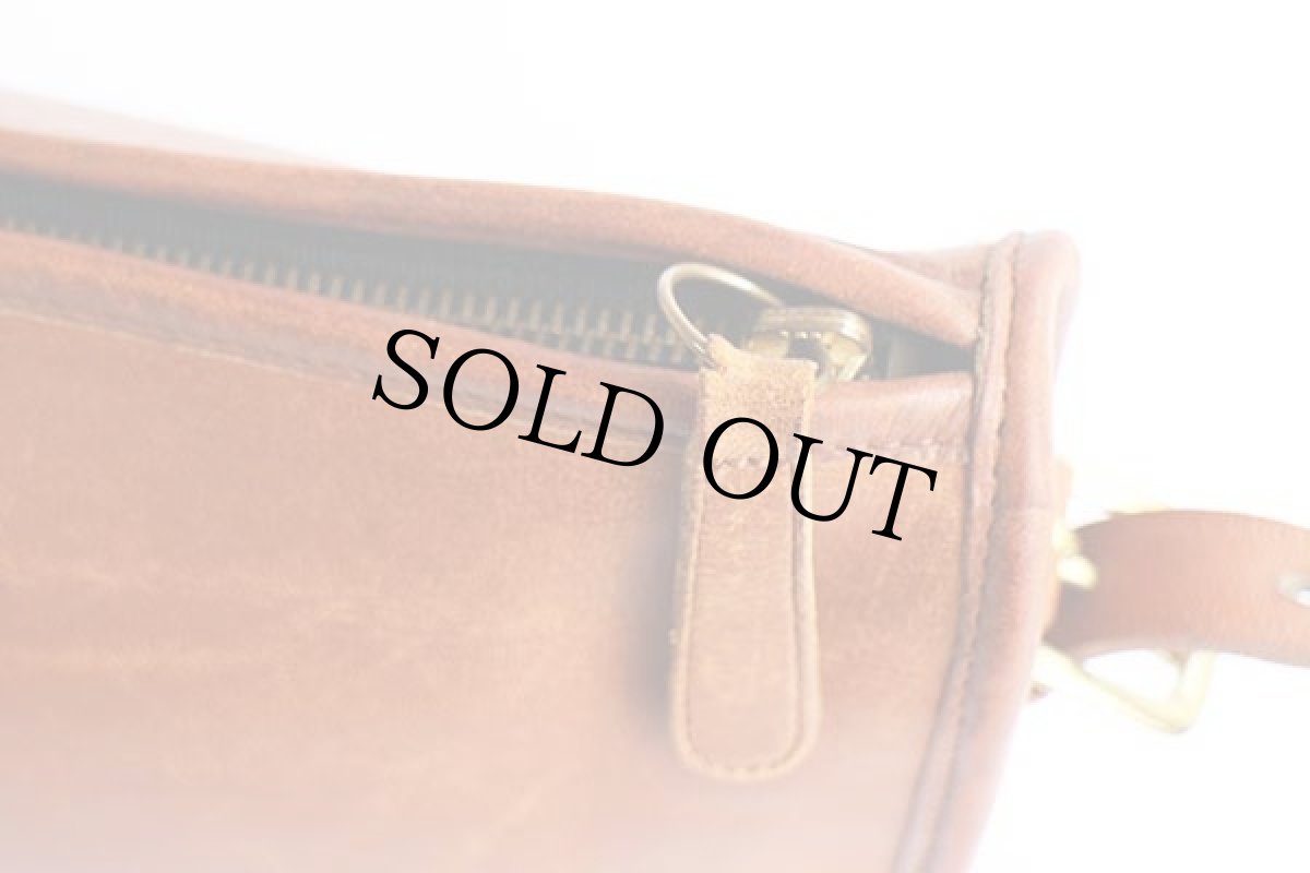 画像9: USA製 COACH オールド コーチ レザー ショルダーバッグ 茶★328 (9)