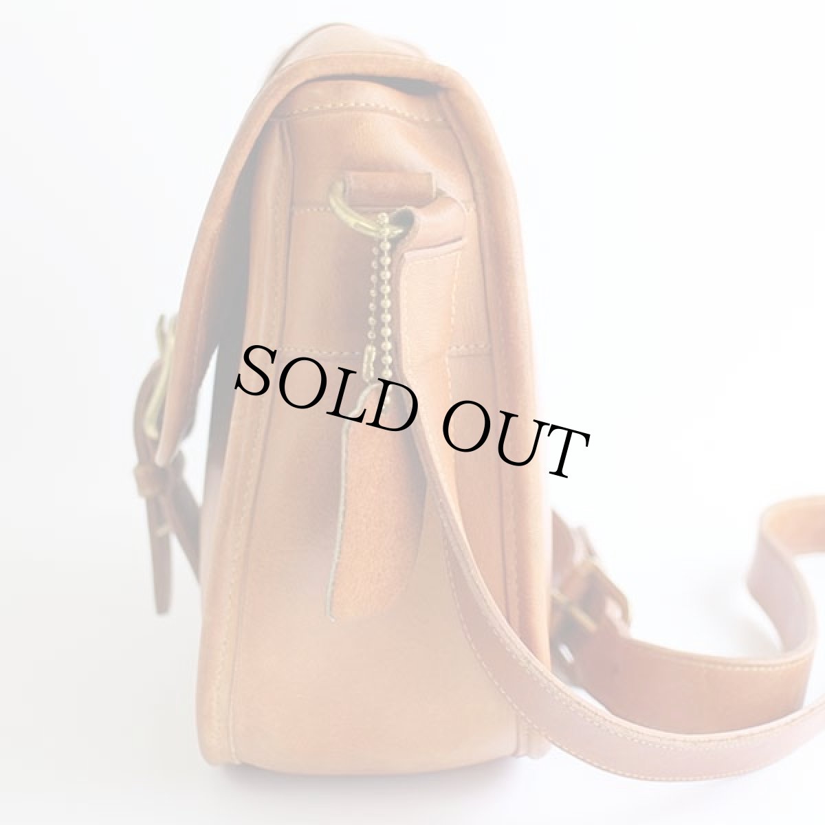 画像4: USA製 COACH オールド コーチ レザー ショルダーバッグ 茶★1073 (4)