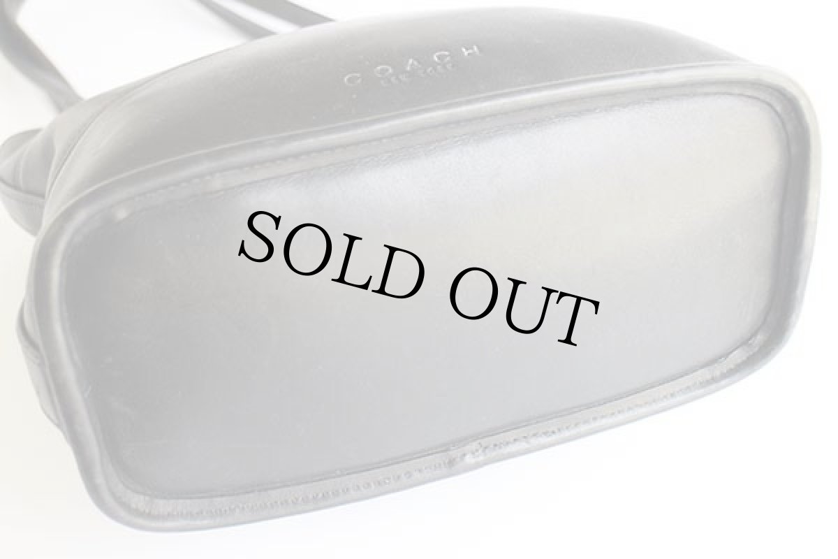 画像4: USA製 COACH オールド コーチ レザー トートバッグ 黒★9098 (4)