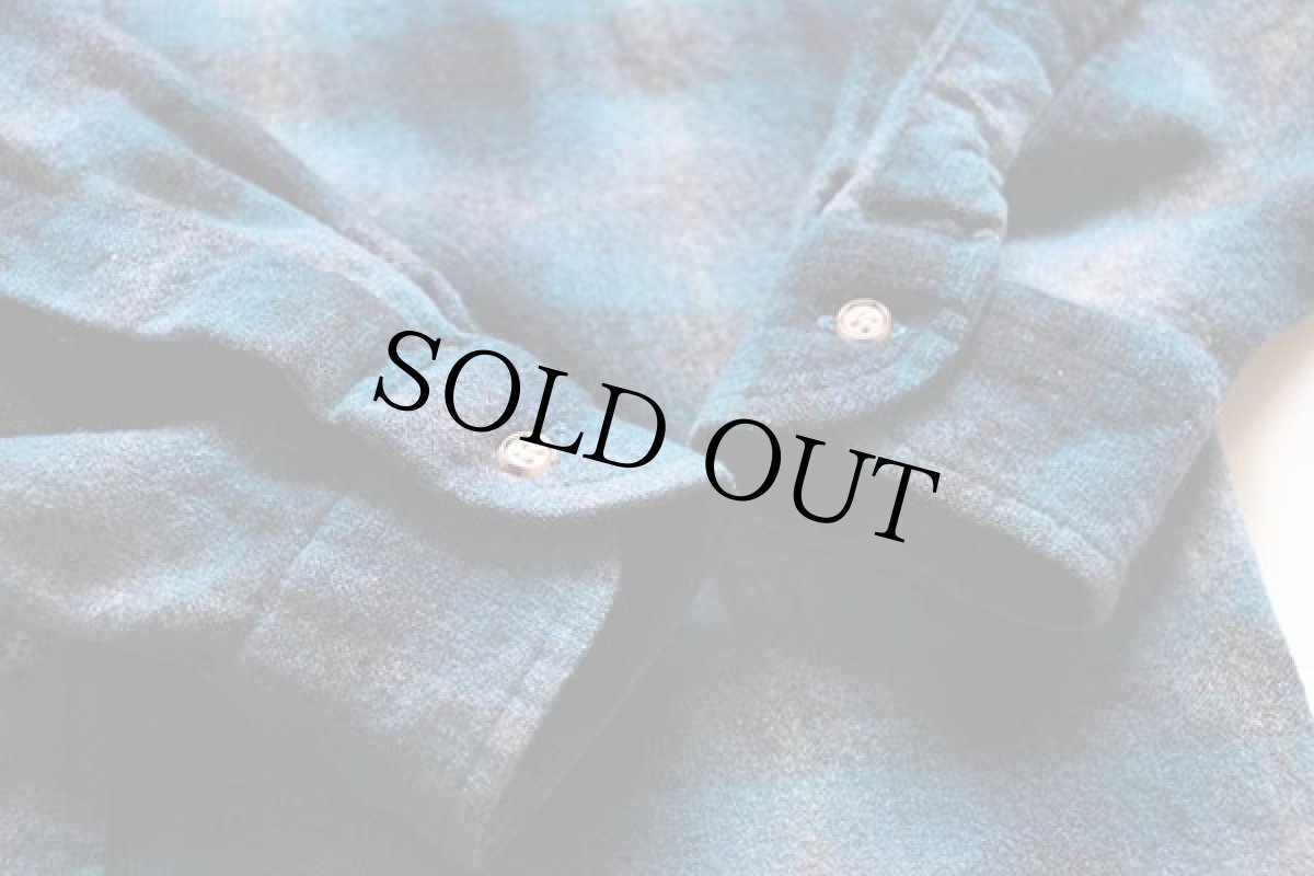 画像6: 90s USA製 PENDLETONペンドルトン オンブレチェック ウールシャツ (6)