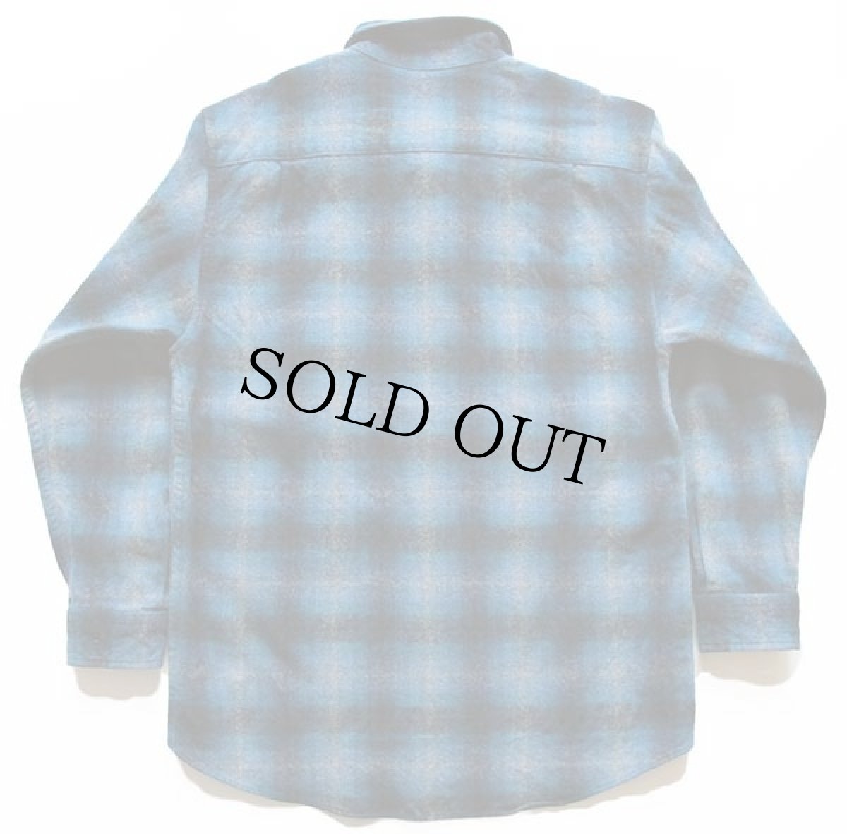 画像2: 90s USA製 PENDLETONペンドルトン オンブレチェック ウールシャツ (2)