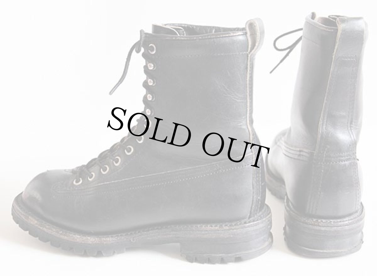 画像2: USA製 UNKNOWN ラインマンブーツ 黒 7 (2)