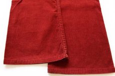 画像8: 70s USA製 Levi'sリーバイス 646 コーデュロイパンツ 濃赤 w34★ベルボトム (8)