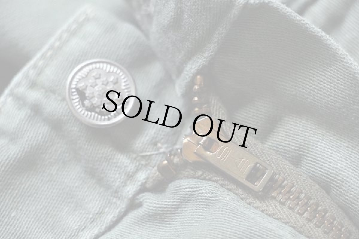 画像6: 50s 米軍 U.S.ARMY 13スター ユーティリティ ベイカーパンツ オリーブグリーン w33 (6)