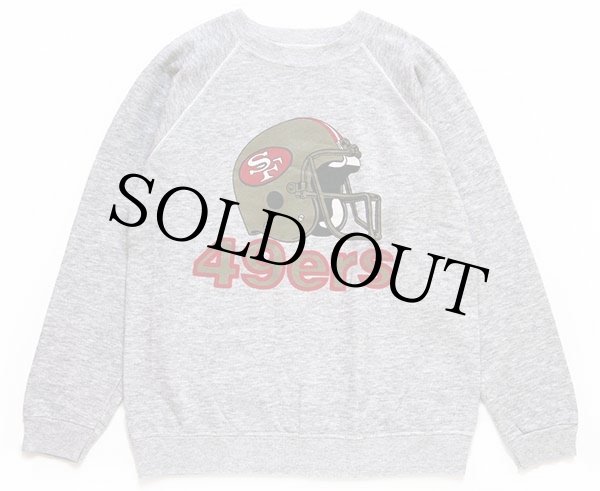 90s Hanes NFL 49ers スウェット 杢グレー M - Sixpacjoe Web Shop