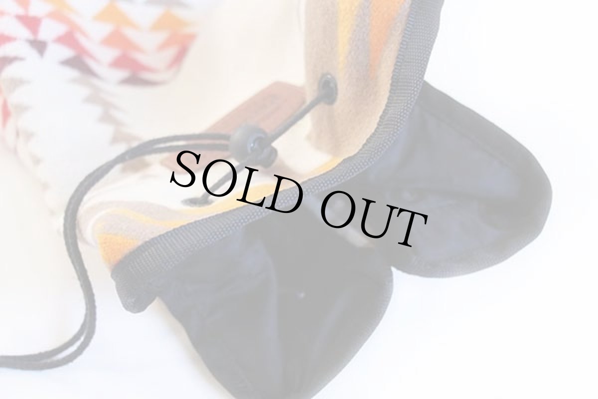 画像4: 90s USA製 PENDLETONペンドルトン チーフジョセフ ネイティブ柄 ボトムレザー ウール ブランケット ワンショルダーバッグ (4)