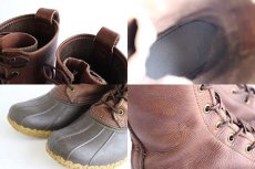 画像6: USA製 L.L.Bean メインハンティング 8ホール ビーンブーツ ブラウン×ブラウン (6)