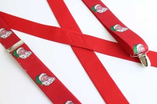 デッドストック☆80s USA製 サンタクロース クリスマス柄