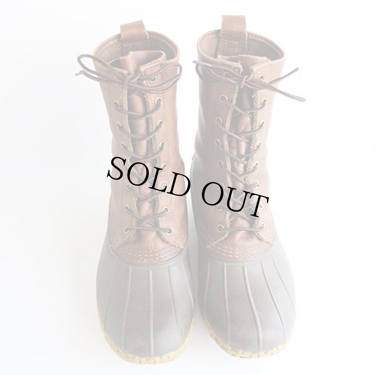 画像3: USA製 L.L.Bean メインハンティング 8ホール ビーンブーツ ブラウン×ブラウン (3)