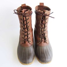 画像3: USA製 L.L.Bean メインハンティング 8ホール ビーンブーツ ブラウン×ブラウン (3)