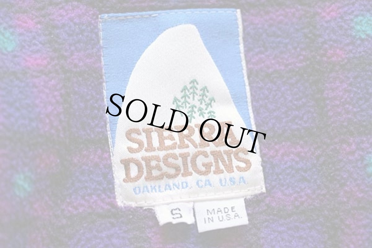 画像4: 80s USA製 SIERRA DESIGNSシエラデザイン フリースライナー 60/40 マウンテンジャケット カーキ S (4)