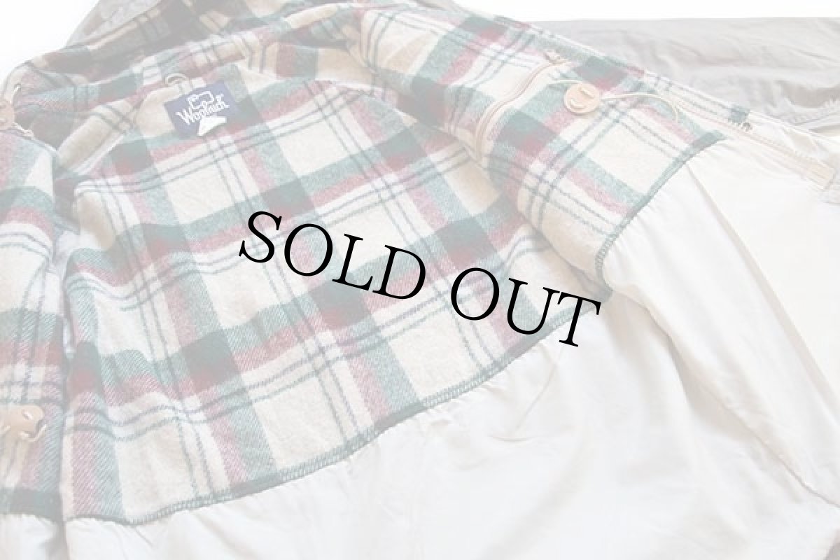 画像5: 80s USA製 Woolrichウールリッチ ウールライナー マウンテンパーカー グレーブラウン M (5)