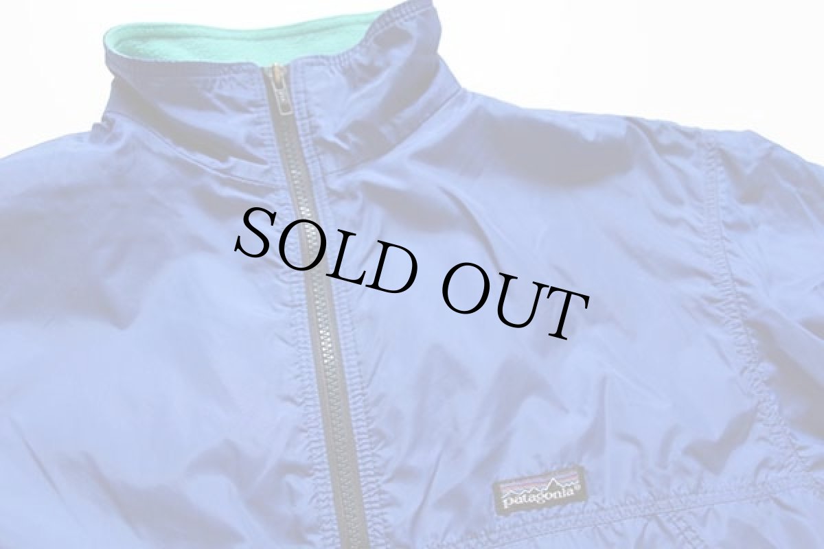 画像3: 90s USA製 patagoniaパタゴニア フリースライナー ナイロンジャケット 青 S★シェルドシンチラ (3)