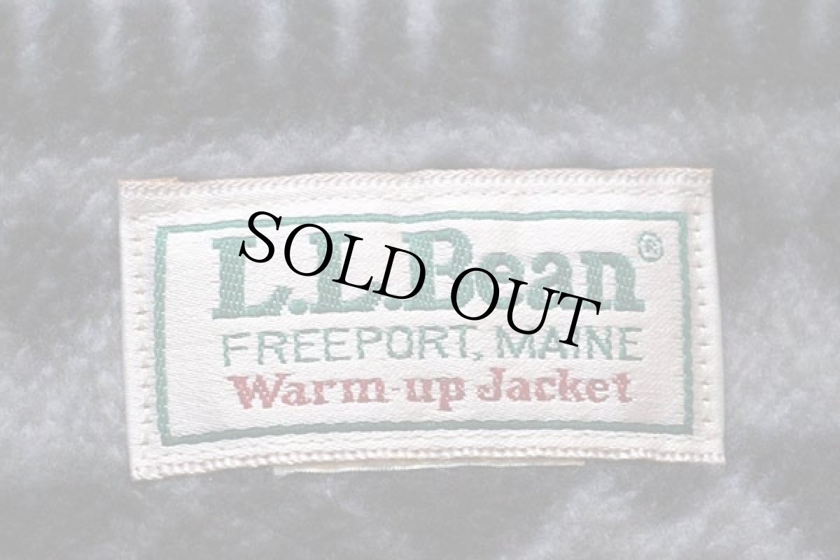 画像4: 90s L.L.Bean ウォームアップ 総柄 フリースライナー ナイロンジャケット チャコールグレー (4)