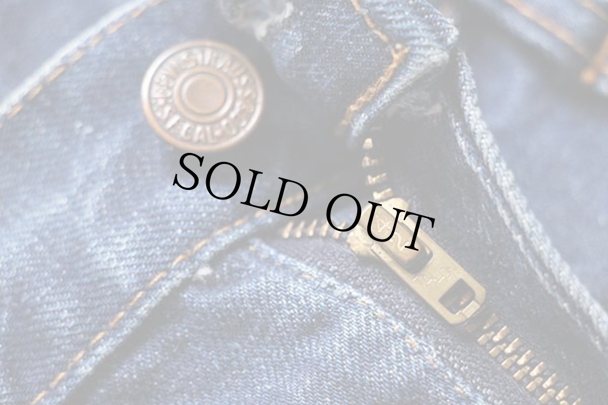 画像8: 60s USA製 LEVI'Sリーバイス 646 BIGE デニムパンツ カスタム w36★ベルボトム (8)