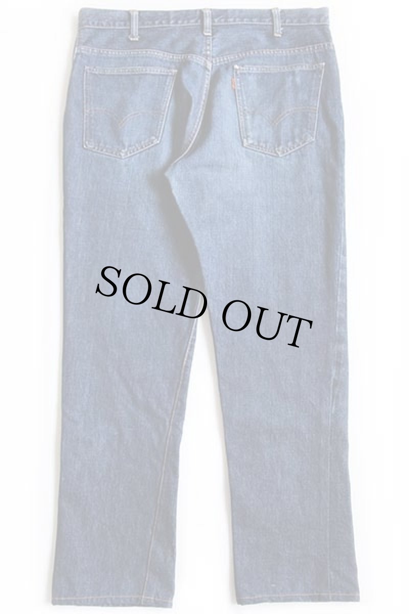 画像3: 60s USA製 LEVI'Sリーバイス 646 BIGE デニムパンツ カスタム w36★ベルボトム (3)