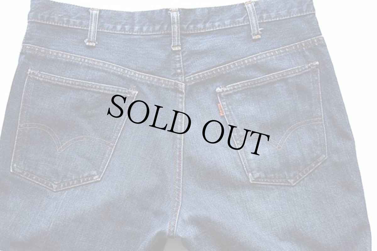 画像5: 60s USA製 LEVI'Sリーバイス 646 BIGE デニムパンツ カスタム w36★ベルボトム (5)
