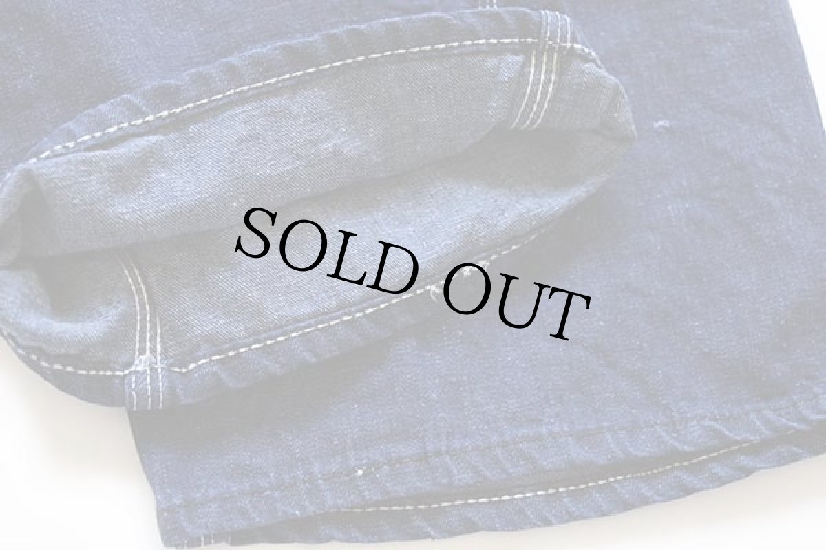 画像10: 60s SEARS HERCULESヘラクレス VAT DYEDバットダイ デニム ペインターパンツ ペンキ飛び w40 (10)