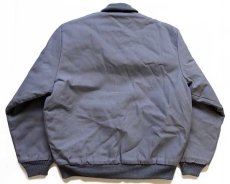 画像2: デッドストック★80s USA製 OSHKOSH B'GOSH キルティングライナー ダック地 ワークジャケット グレー M (2)