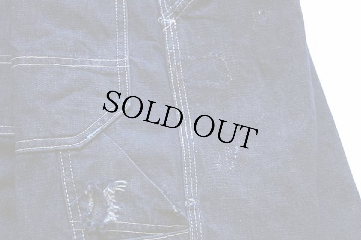 画像13: 60s SEARS HERCULESヘラクレス VAT DYEDバットダイ デニム ペインターパンツ ペンキ飛び w40 (13)