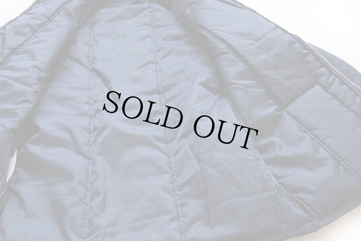 画像5: デッドストック★80s USA製 Rainfair ナイロン キルティングジャケット 紺 S (5)