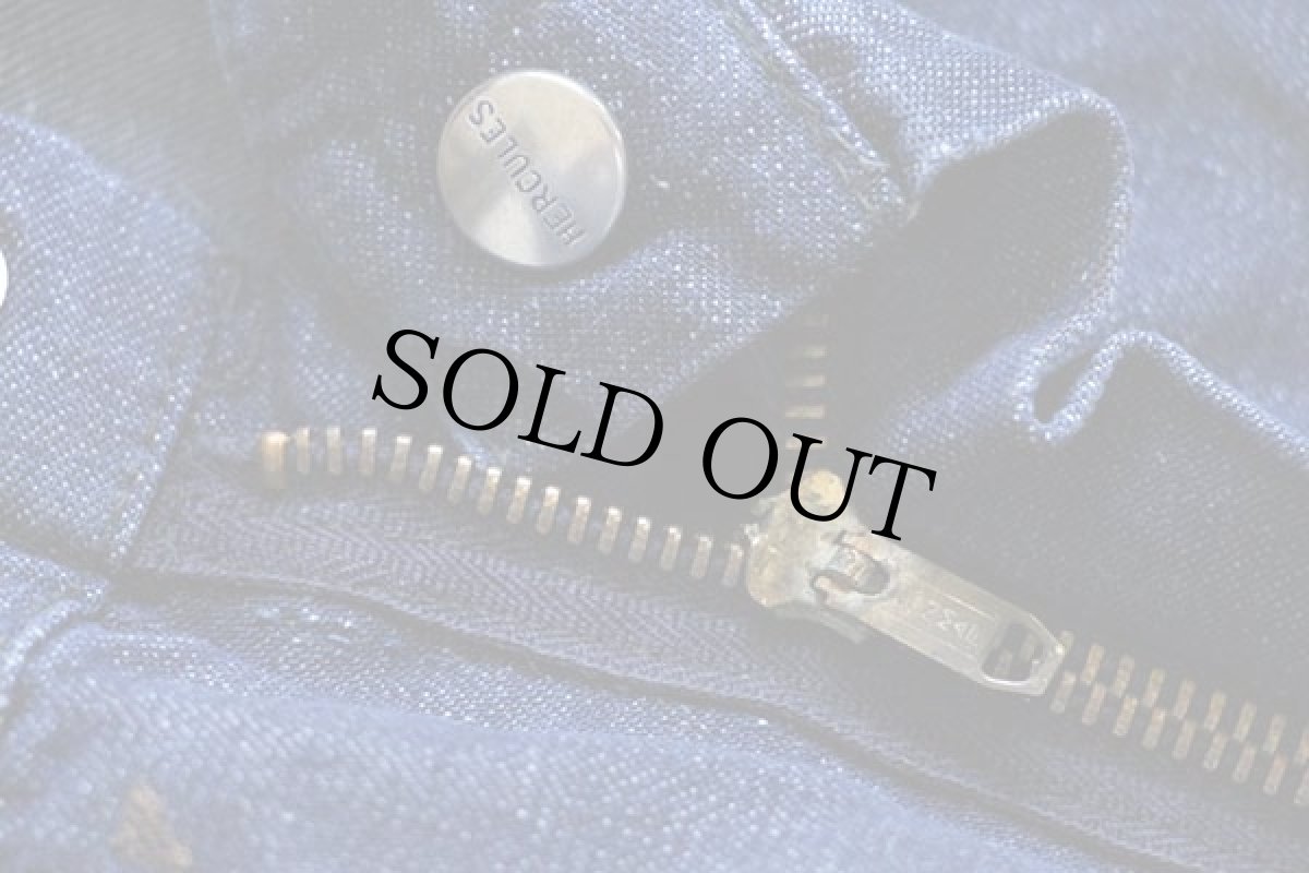 画像8: 60s SEARS HERCULESヘラクレス VAT DYEDバットダイ デニム ペインターパンツ ペンキ飛び w40 (8)