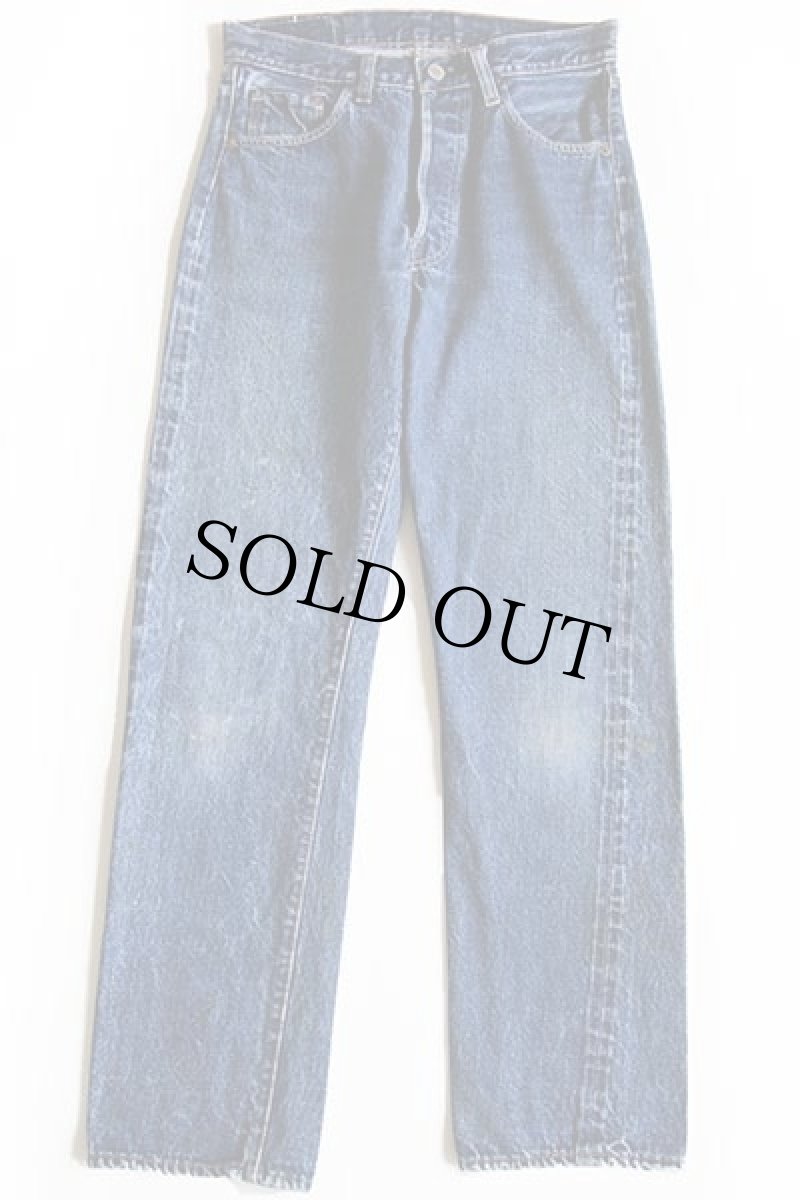 画像2: 60s LEVI'Sリーバイス 501 BIGE デニムパンツ w28 (2)