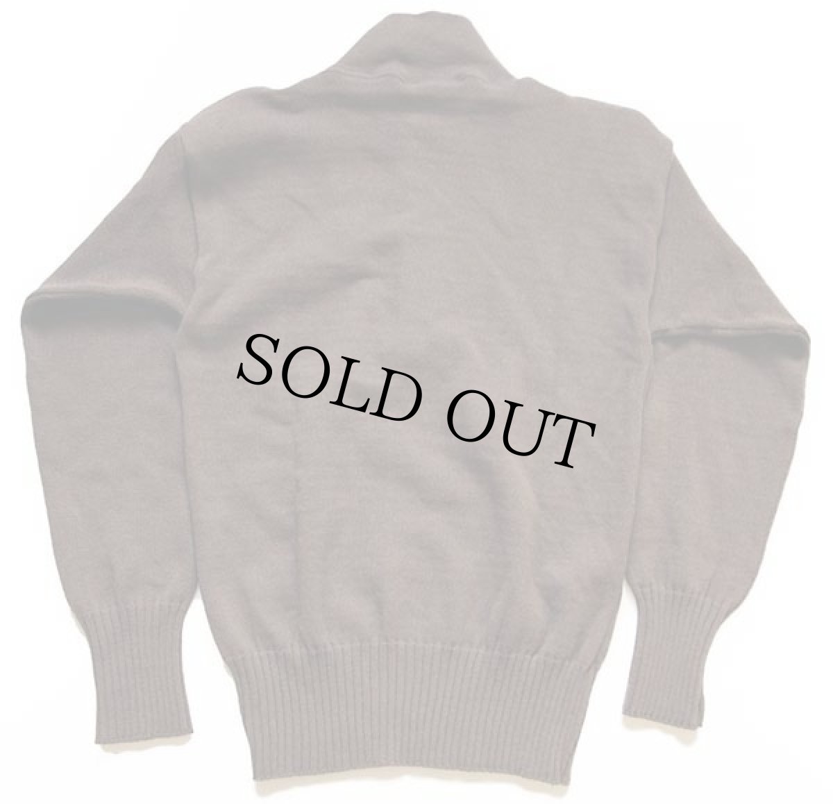 画像2: デッドストック★90s 米軍 U.S.ARMY 5ボタン ハイネック アクリルニット セーター オリーブドラブ M (2)