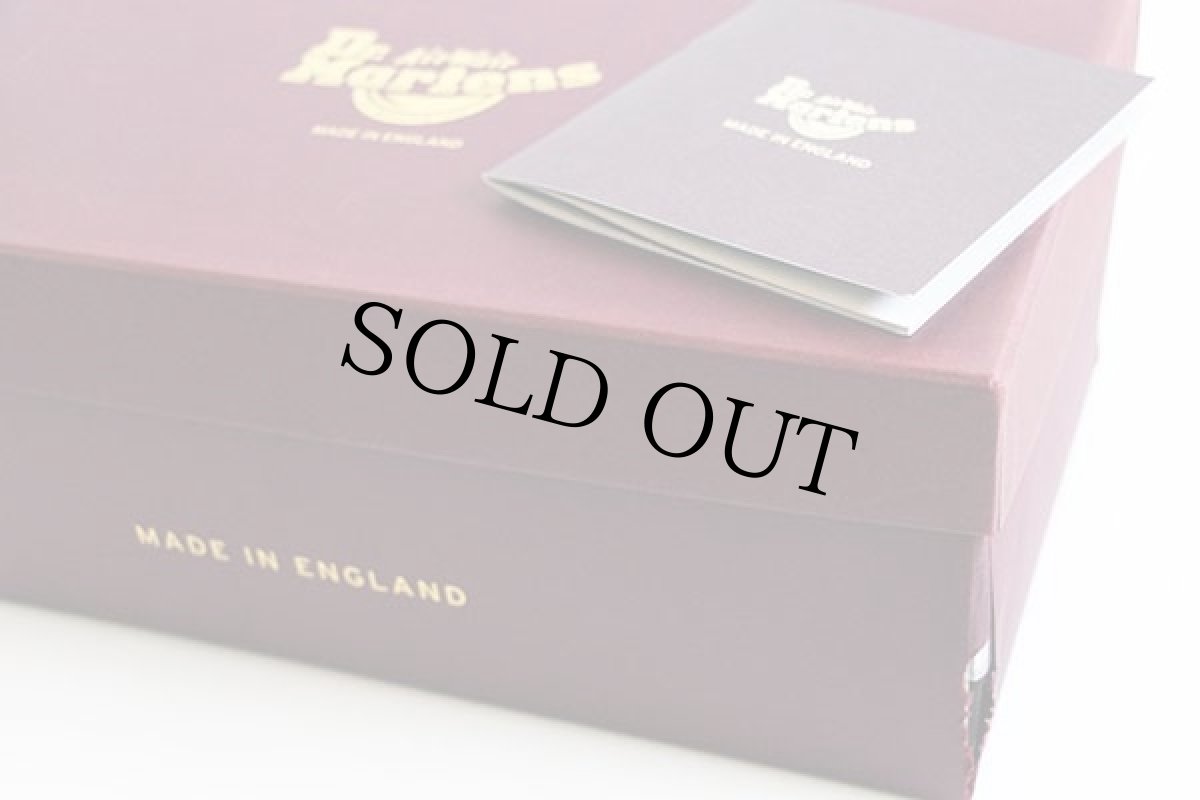 画像10: デッドストック★英国製 DR.MARTENSドクターマーチン 3ホール レザーシューズ チェリーレッド UK10 (10)