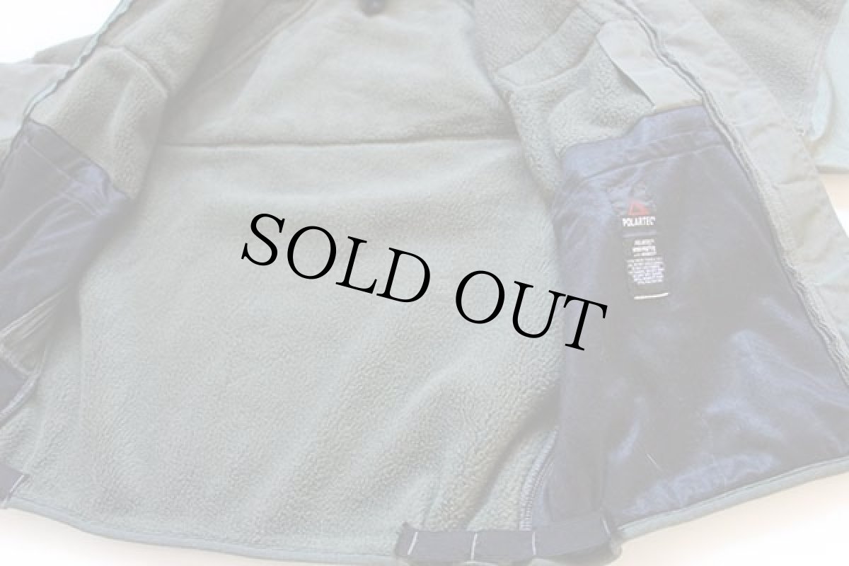 画像5: 00s 米軍 USAF CWU-100/P NOMEX POLARTEC フリースジャケット フォリッジグリーン L-R (5)