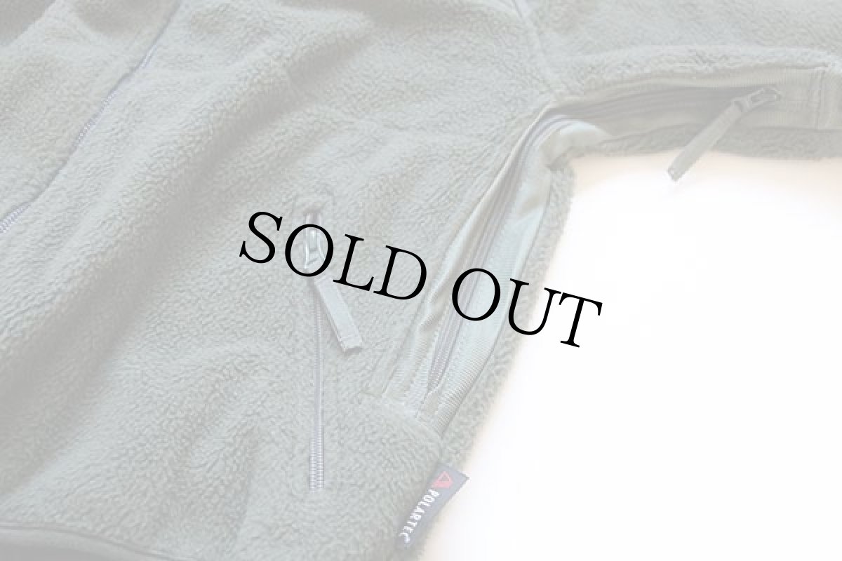 画像6: 00s 米軍 USAF CWU-100/P NOMEX POLARTEC フリースジャケット フォリッジグリーン L-R (6)