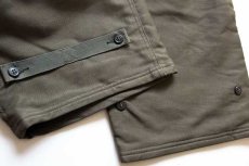 画像9: 40s 米軍 U.S.NAVY N-1 デッキパンツ オリーブドラブ S★オーバーオール (9)
