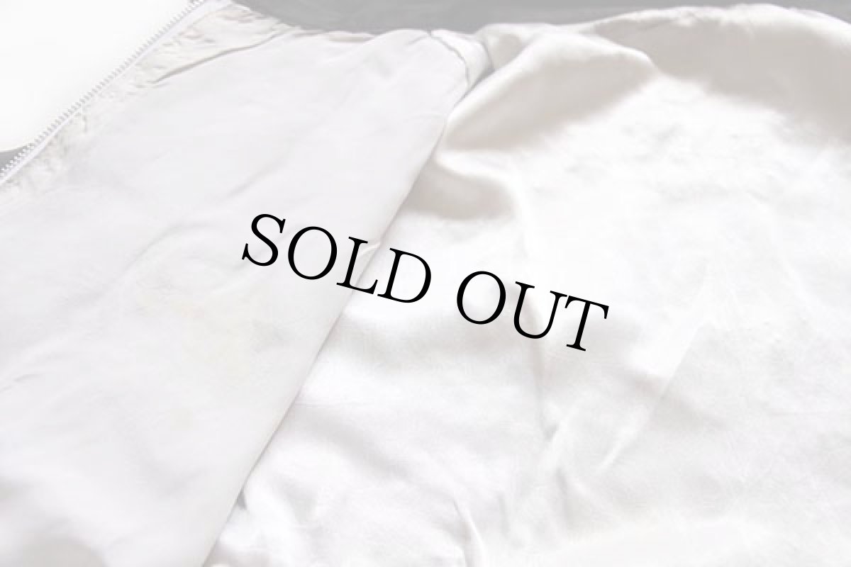 画像8: 60s CAMRANH BAY タイガー ドラゴン刺繍 ベトジャン 炭黒 (8)