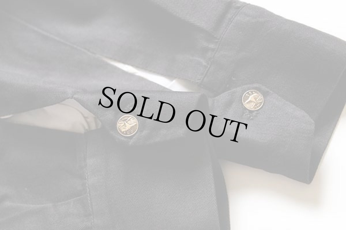 画像5: 60s CAMRANH BAY タイガー ドラゴン刺繍 ベトジャン 炭黒 (5)