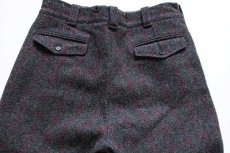 画像5: 80s USA製 Woolrichウールリッチ チェック ウールパンツ チャコールグレー w34 (5)